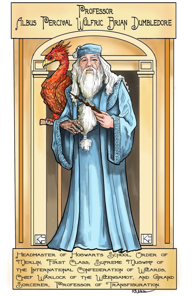 Albus Dumbledore Illustration Harry Potter