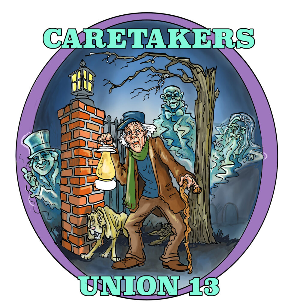 Caretakers Union13 fanart Disney Disneyland Haunted Mansion