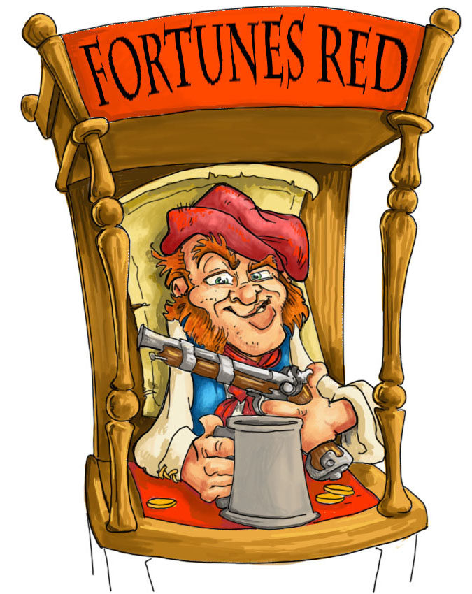 Fortunes Red fan art Disney Disneyland