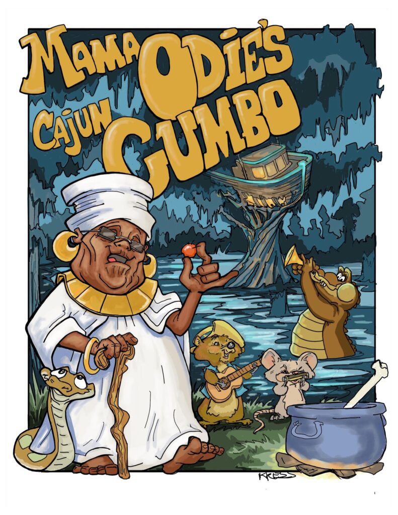 Mama Odies Cajun Gumbo Princess and the Frog fan art Disney Disneyland