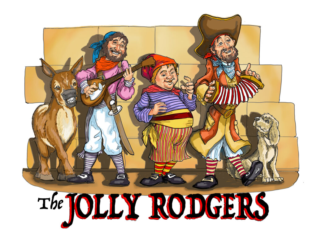 Pirate troop the Jolly Rodgers Priates of the Caribbean Ride fan art Disney Disneyland