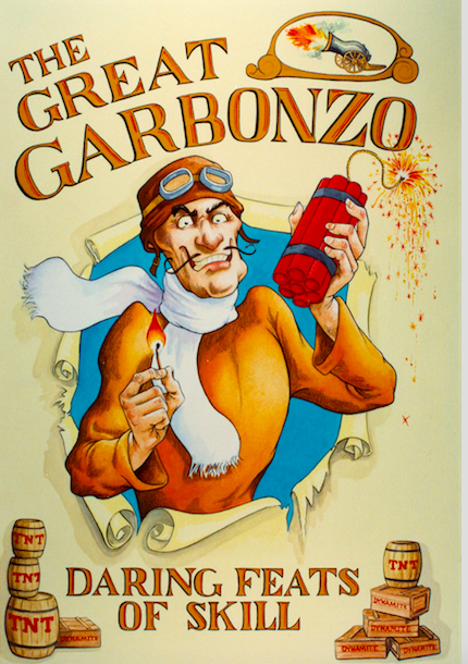 The Great Garbonzo Daring feats of skill