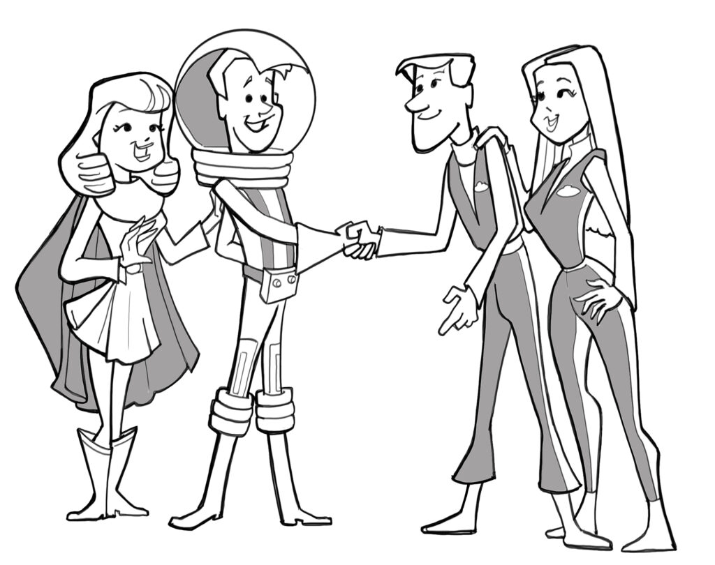 Tomorrowland Space Disneyland Alumni fanart Disney