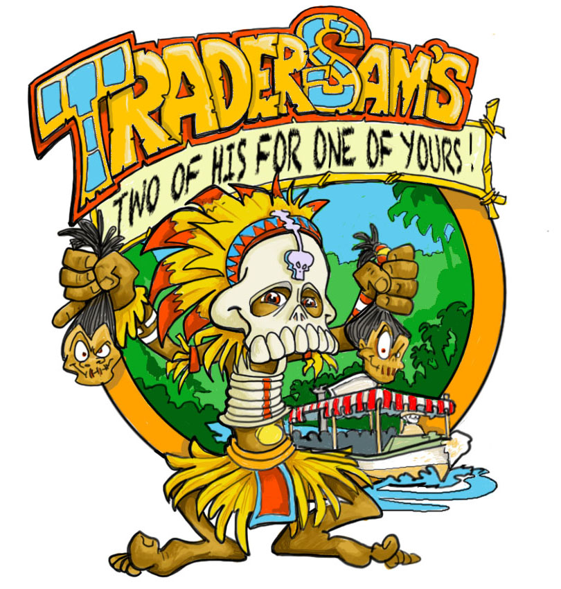 Trader Sams Jungle Cruise fanart Disney Disneyland