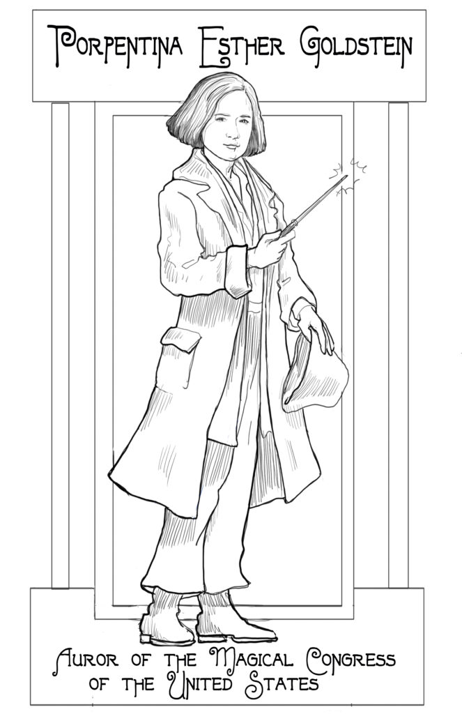 porpentia harry potter portrait character illustration