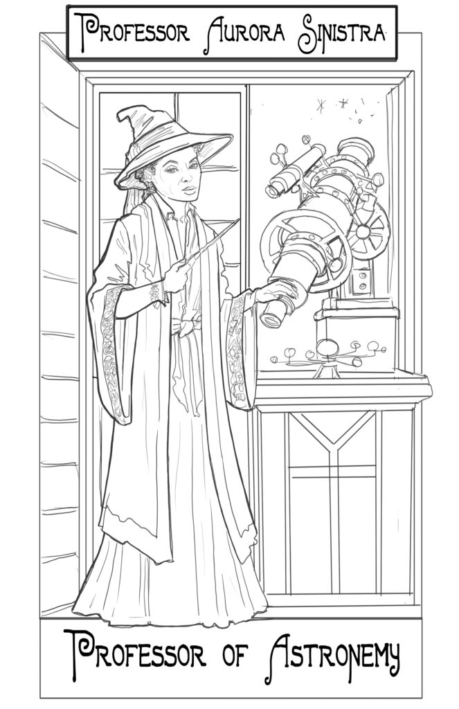 sinestra harry potter portrait character illustration