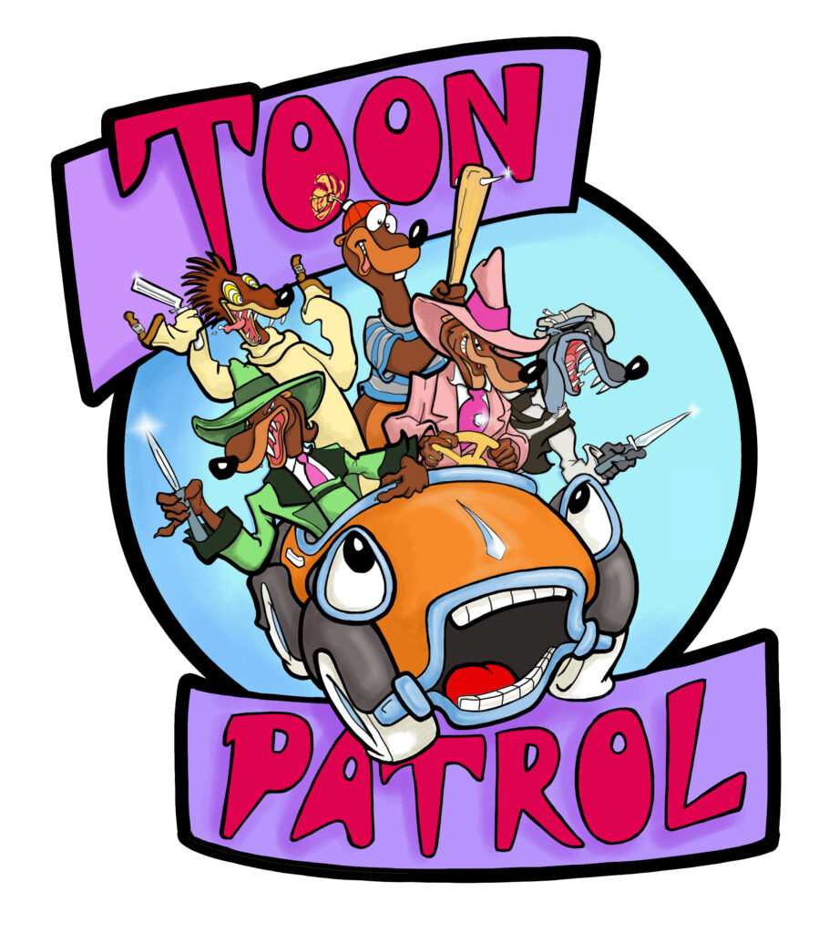Toon Patrol Roger Rabbits Wild Ride fan art Disney Disneyland